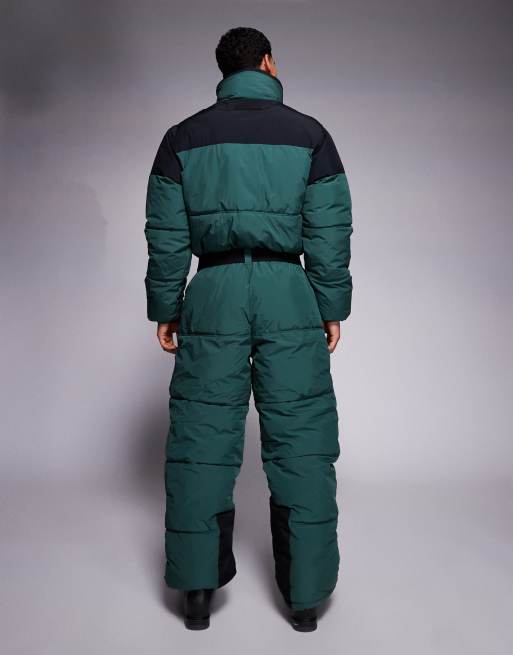 ASOS 4505 Ski - Combinaison de ski isolante et déperlante - Noir et vert, 2 de 5