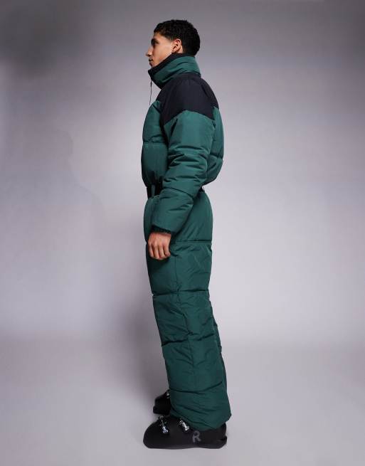 ASOS 4505 Ski - Combinaison de ski isolante et déperlante - Noir et vert, 3 de 5
