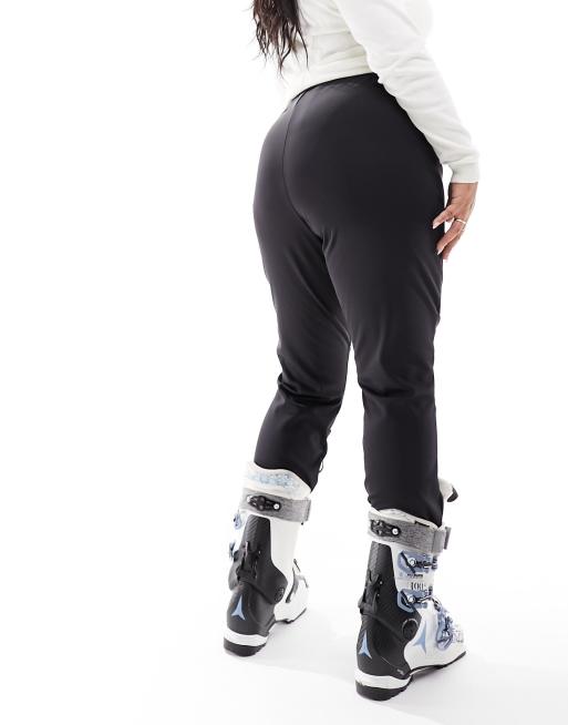 High-Waist Ski-Moto Puffer Pant - Black