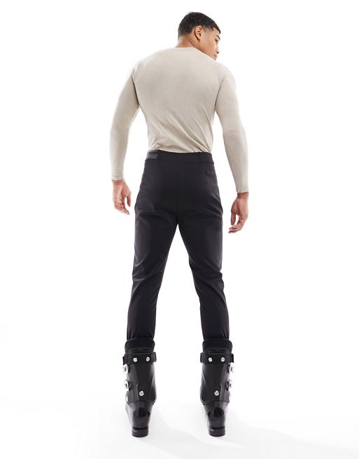ASOS 4505 Curve – Obcisłe spodnie narciarskie z gumkami pod stopami-Czarny  - Ceny i opinie 
