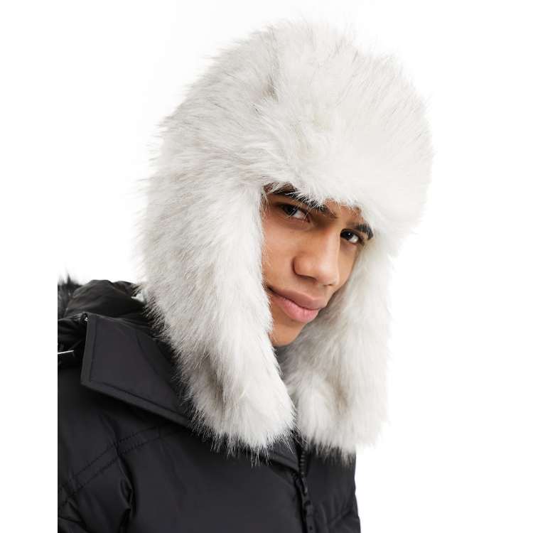 Fur ski shop hat