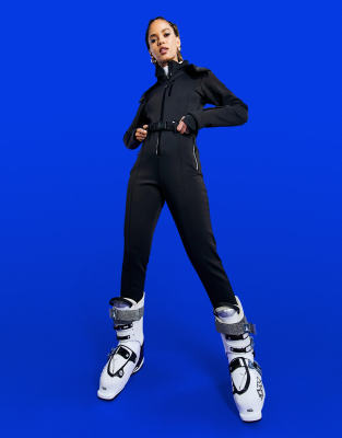 form fitting ski suit