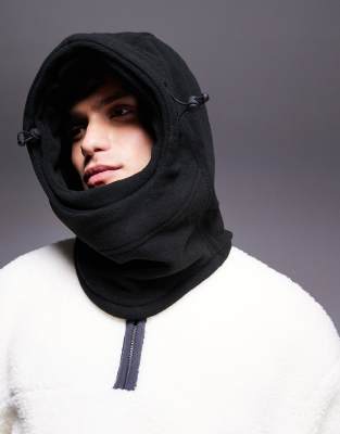 ASOS 4505 Ski fleece balaclava in black