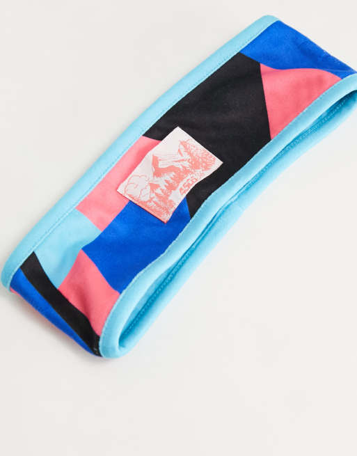 ASOS 4505 ski fleece reversible headband with print detail