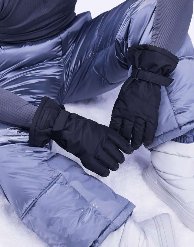 ASOS 4505 ski gloves in black