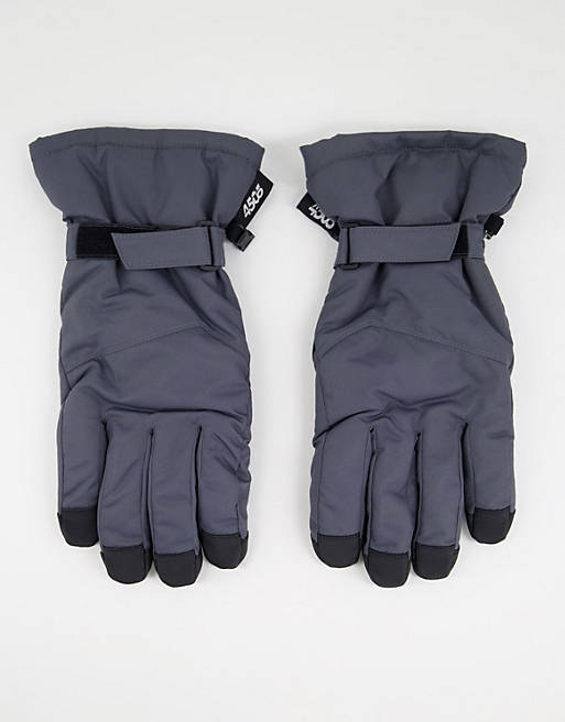Men Gloves/ski gloves in grey 