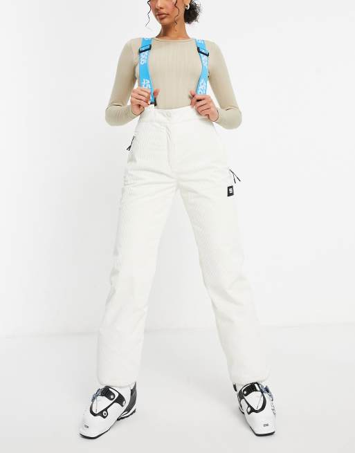 ASOS 4505 ski high waisted ski pants in cord