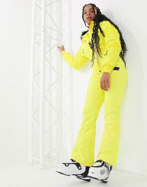 Yellow ski sales outfit