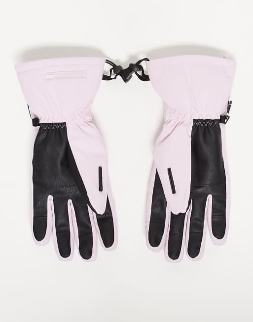ASOS 4505 Ski insulated water repellent gloves in pink