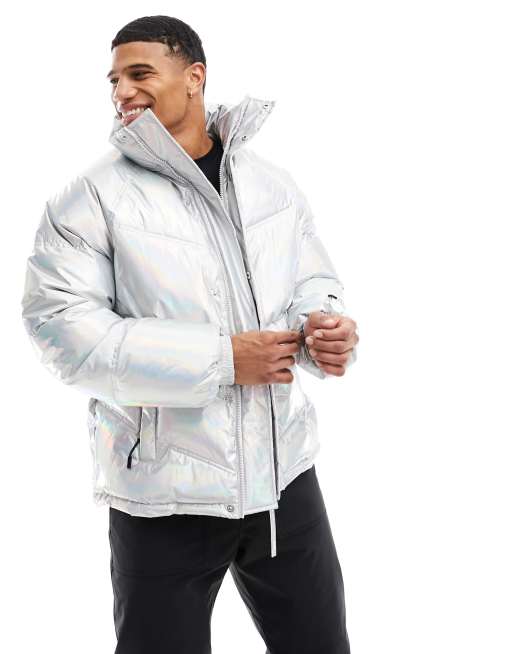 Ski hot sale jacket silver