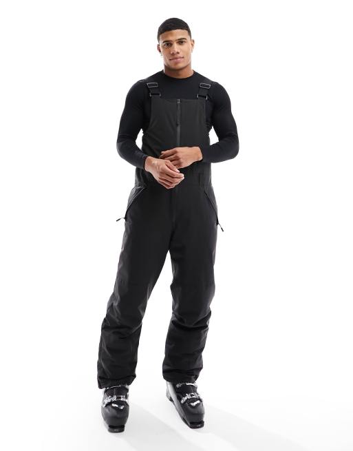 ASOS 4505 – Ski – Isolierte, wasserabweisende Latzhose in Schwarz