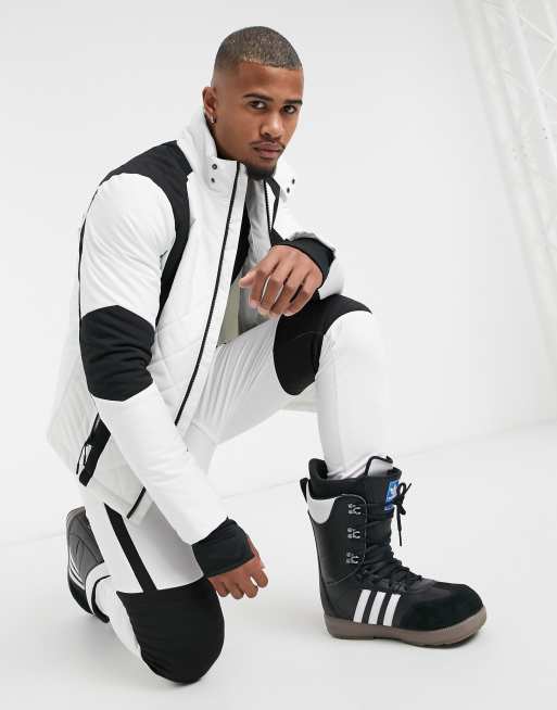 ASOS 4505 ski jacket with quilted style