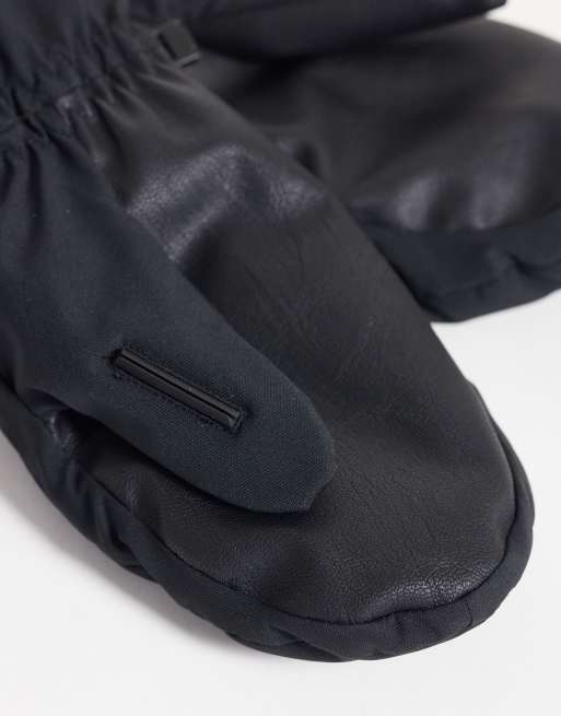 ASOS 4505 ski-luffer med foer i sort, 2 af 3