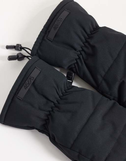 ASOS 4505 ski-luffer med foer i sort, 3 af 3