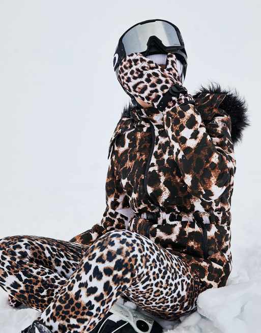 Leopard ski sale suit