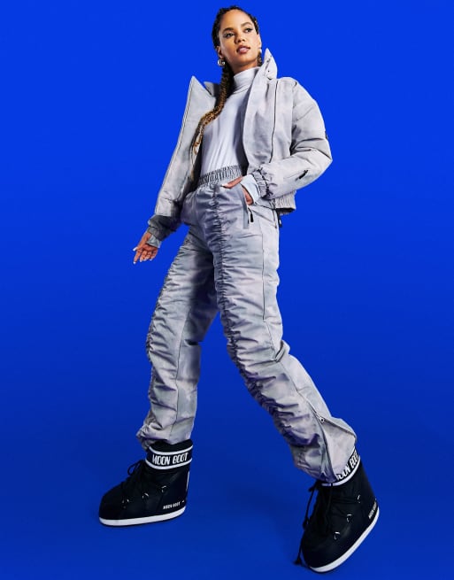 ASOS 4505 ski oversized jogger in washed print