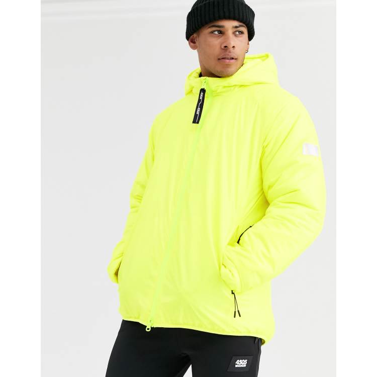 Bright yellow ski jacket hot sale