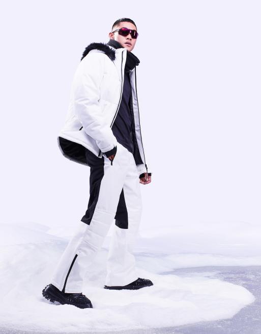 ASOS 4505 SKI Jumpsuit In All White