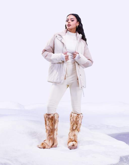 ASOS 4505 SKI Jumpsuit In All White