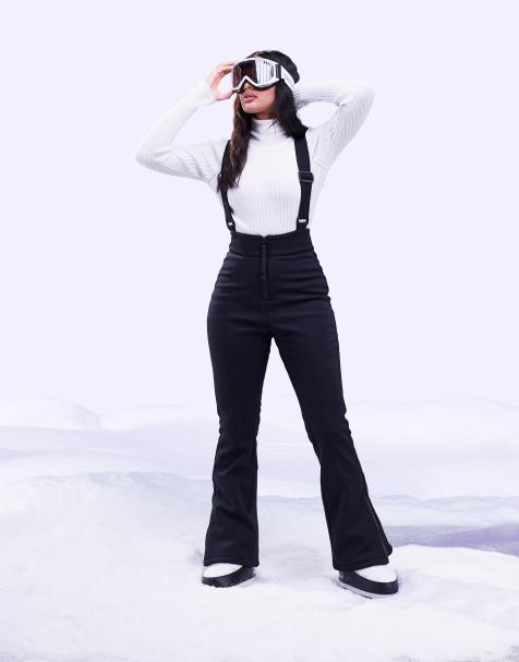 Alloaone Sneeuwkleding voor dames, set, snowboard, kleding, waterdicht, winterkostuum, ski-jassen en broek met bretels, Picture Jacket Pant8, XL