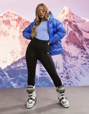 ASOS 4505 Hourglass high waist skinny ski pants with stirrup in