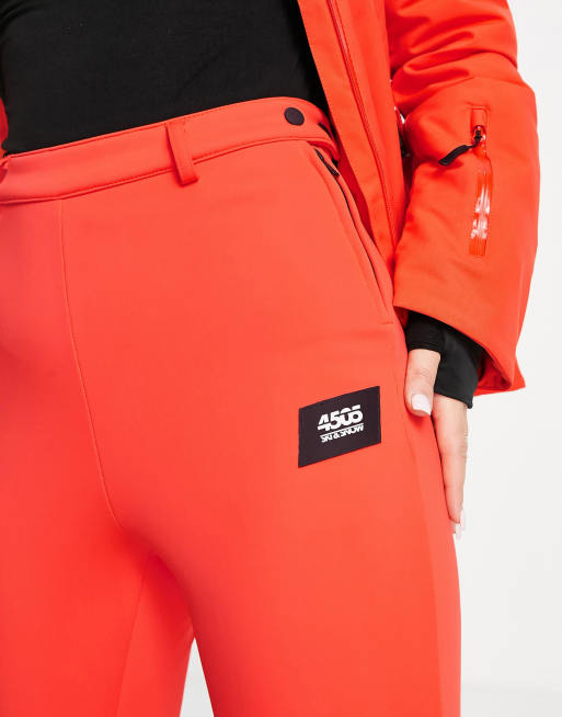 ASOS 4505 Ski High Waisted Ski Pants With Mono Logo Detail