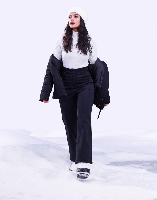 ASOS 4505 Ski Hourglass high waisted skinny ski pants with stirrup in black