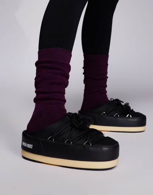 ASOS 4505 Ski – Śliwkowe termiczne skarpety narciarskie, 3 z 3
