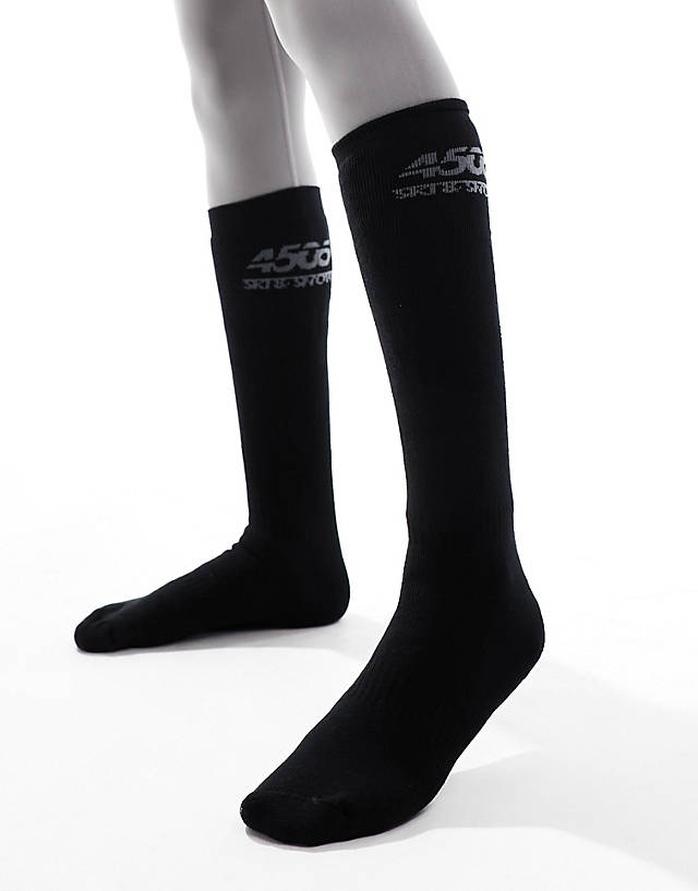ASOS 4505 - ski sock in black