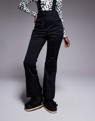 Asos 4505 Ski & Snow Asos 4505 Ski Soft Shell Water Repellent Kick Flare Ski Pants In Multi