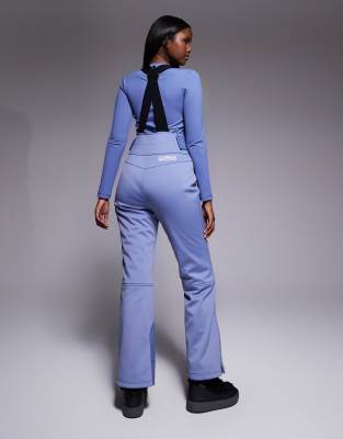 Asos 4505 Ski & Snow Asos 4505 Ski Soft Shell Water Repellent Kick Flare Ski Pants In Animal Print