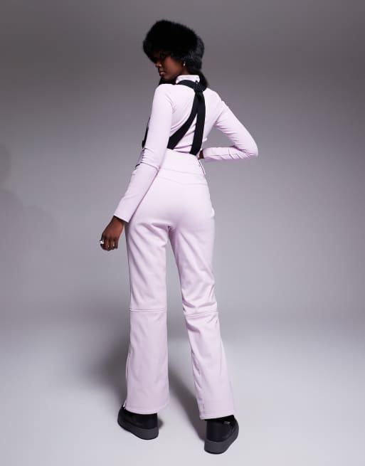 ASOS 4505 Ski soft shell water repellent kick flare ski pants in pink