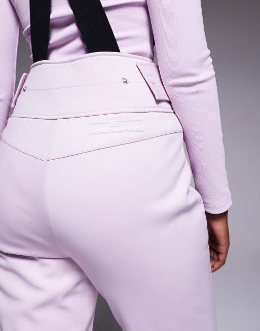 ASOS 4505 Ski soft shell water repellent kick flare ski pants in pink