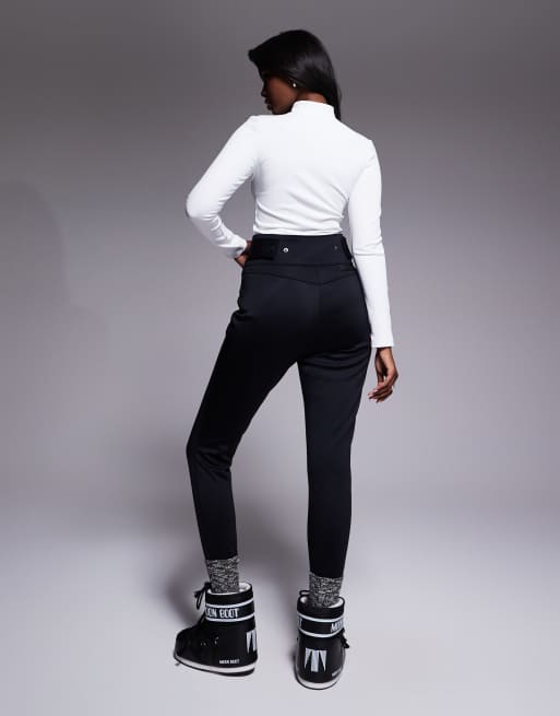 ASOS 4505 Ski soft shell water repellent skinny ski pants in black, 4 of 5