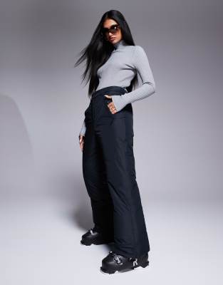 Asos Design 4505 Ski Straight Leg Water Repellent Ski Pants In Black