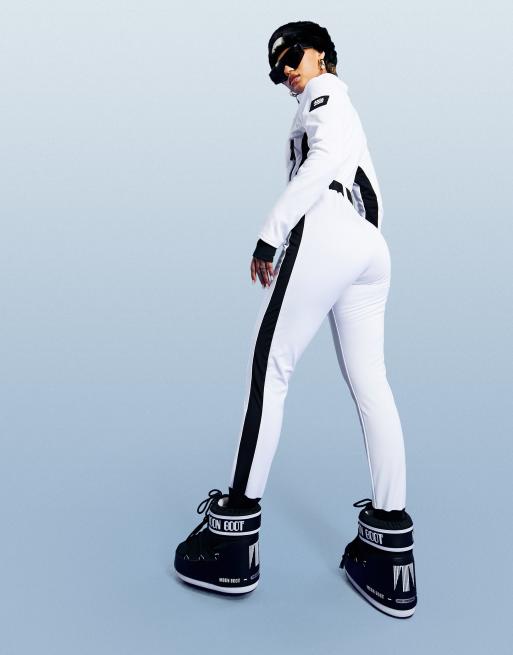 ASOS 4505 ski suit in color block