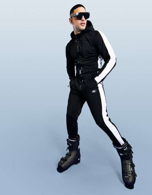 ASOS 4505 ski suit with side stripe