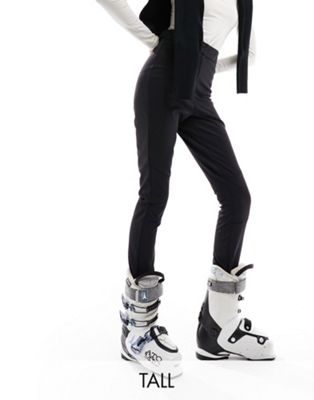 ASOS 4505 Ski Tall high waisted skinny ski pants with stirrup in black