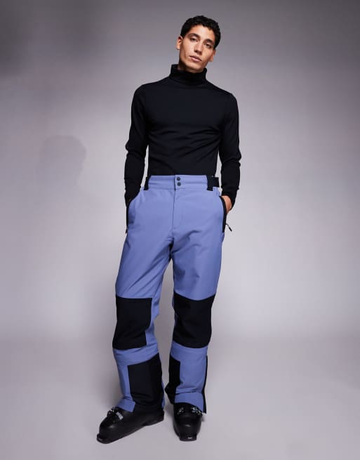 ASOS 4505 Ski thermal fleece back base layer roll neck top with sweat wicking in black, 2 of 5