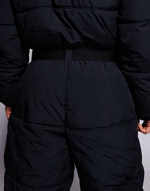 ASOS 4505 – Ski – Wasserabweisender, isolierter Skianzug in Schwarz mit Steppmuster, 5 von 5