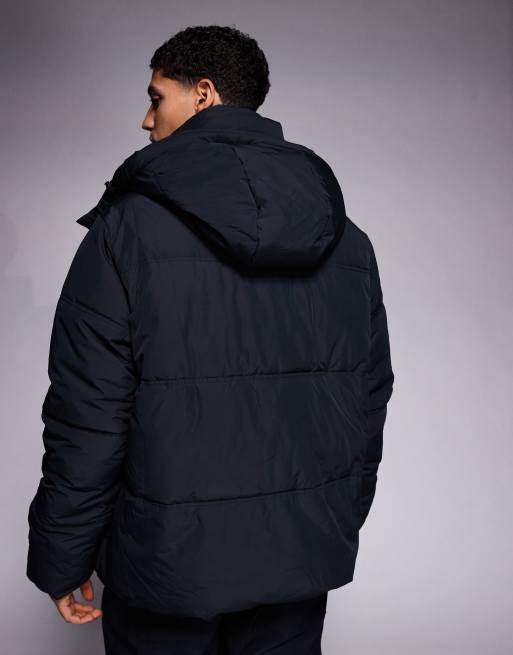 ASOS 4505 Ski water repellent insulated puffer coat in black, 3 of 5