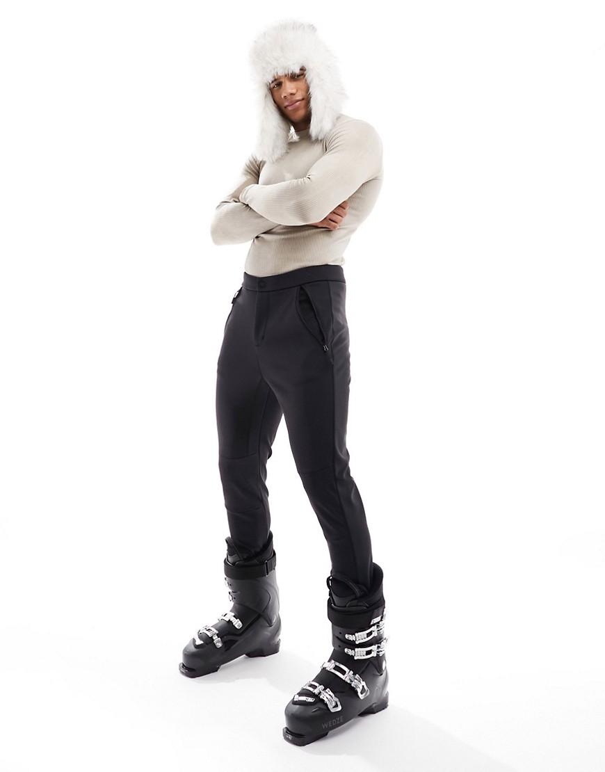ASOS 4505 Ski water repellent ski pants with skinny leg in black