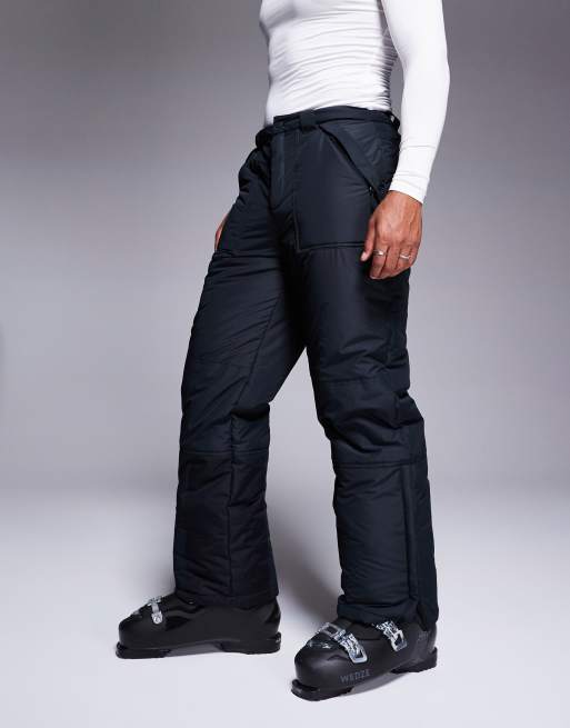 ASOS 4505 Ski water repellent ski pants with straight leg in black