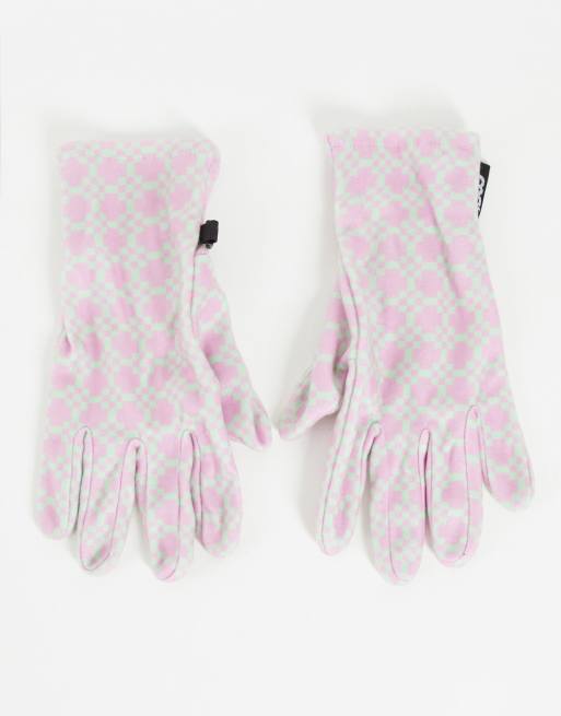 ASOS 4505 – Skihandschuhe aus Polarfleece mit Muster