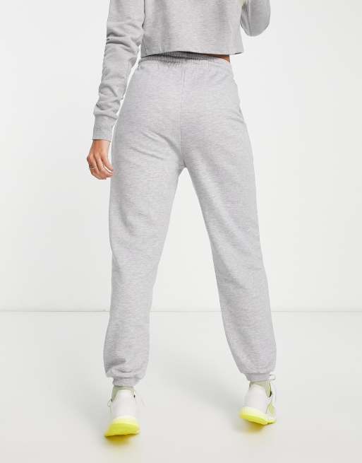ASOS 4505 - Slim-fit trainingsjoggingbroek van loopback-stof in grijs, deel van co-ord set , 2 van 4