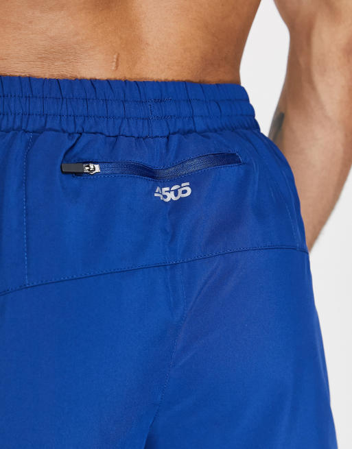 ASOS 4505 - Sneldrogende hardloopshort in blauw, 3 van 4