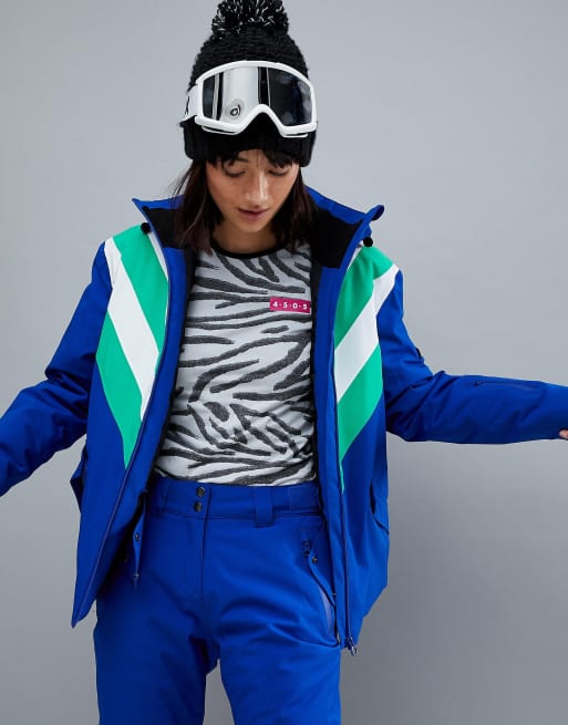 Color block clearance snowboard jacket