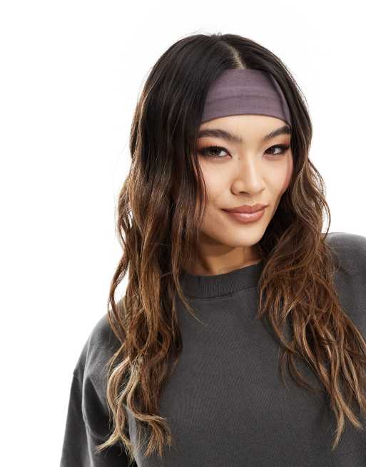 ASOS 4505 soft touch pilates headband in rosy brown