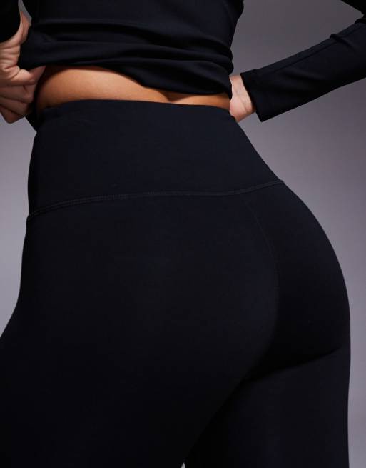 ASOS 4505 - Sorte basis-skileggings med fleece-ryg og termisk behandling, 5 af 5