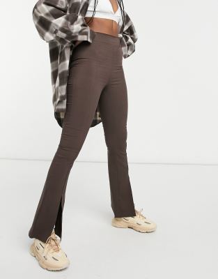 split front pants